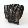 Ribbon^Farrisilk Golden Fleece Ribbon, Black 4"X10Yd