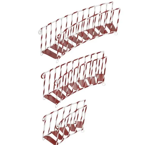 Table Decor^Mark Roberts Grand Staircase, Red And White