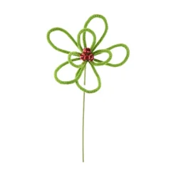 Stems^Direct Export Co. Green And Red Loop Flower Stem