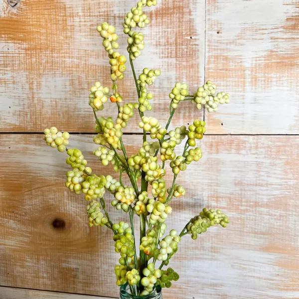 Floral^Liberty Floral Green Berry Spray