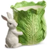 Kitchen & Dining^RAZ Green Cabbage Container With Bunny