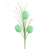 Picks^Liberty Floral Green Gingham Egg Pick