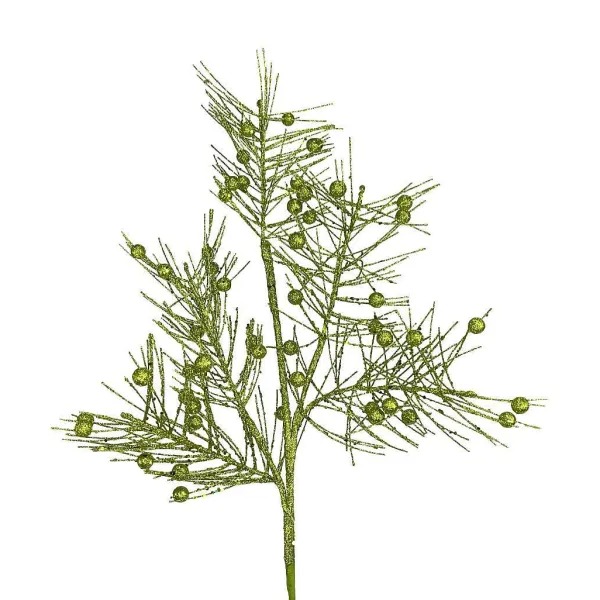 Sprays^Direct Export Co. Green Glitter Berry Pine Spray