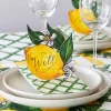 Kitchen & Dining^Hester & Cook Green Lattice Guest Napkin Set