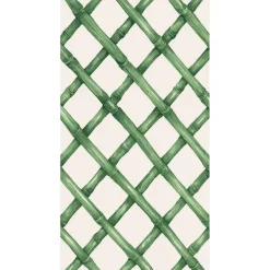 Kitchen & Dining^Hester & Cook Green Lattice Guest Napkin Set