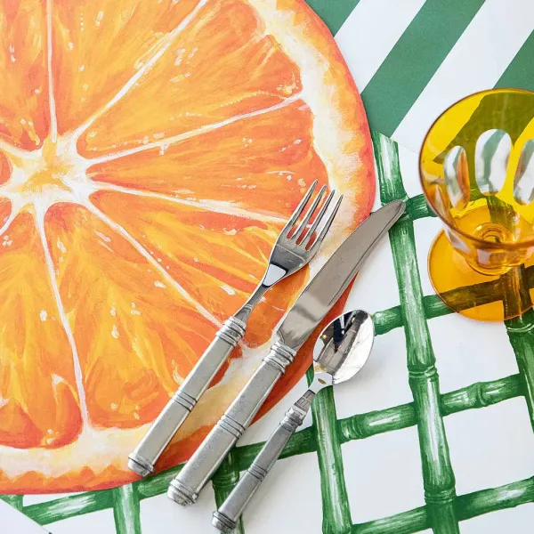Party Diy^Hester & Cook Green Lattice Placemat Sheets