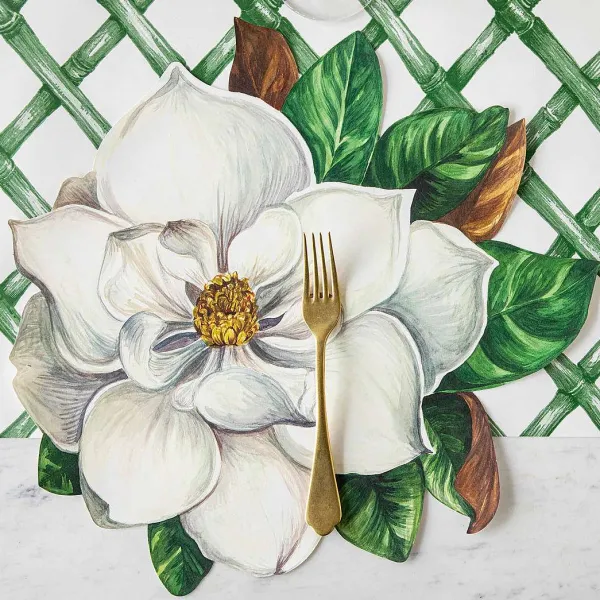 Spring^Hester & Cook Green Lattice Placemat Sheets