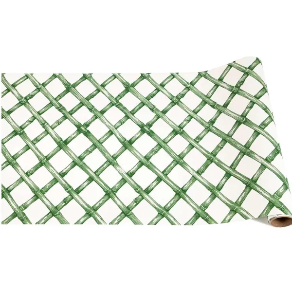 Kitchen & Dining^Hester & Cook Green Lattice Runner