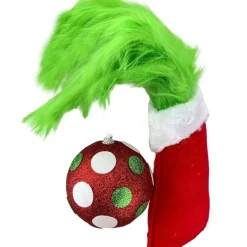 Floral^Liberty Floral Green Monster Furry Hand Pick