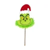 Floral^Liberty Floral Green Monster Head Pick, Small