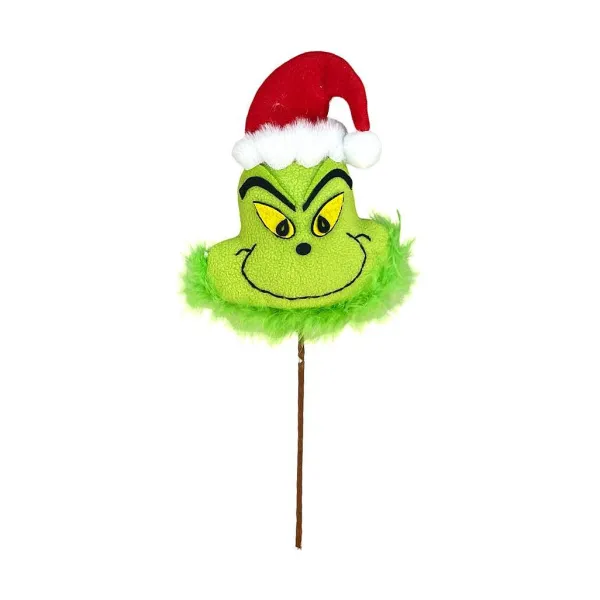 Picks^Liberty Floral Green Monster Head Pick, Small