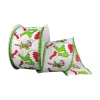 Ribbon^Jascotina Green Monster Legs And Candy Cane Green Tinsel Ribbon, 2.5" X 10Yd