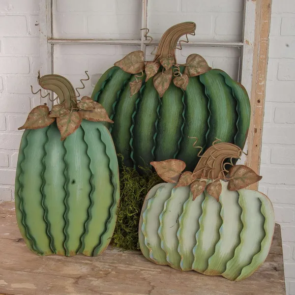 Pot Stakes^The Round Top Collection Green Pumpkins