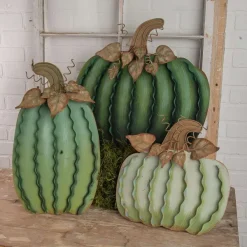 Focal Points^The Round Top Collection Green Pumpkins