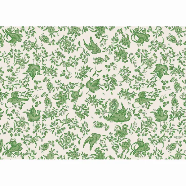 Kitchen & Dining^Hester & Cook Green Regal Peacock Placemat Sheets