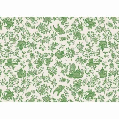 Spring^Hester & Cook Green Regal Peacock Placemat Sheets