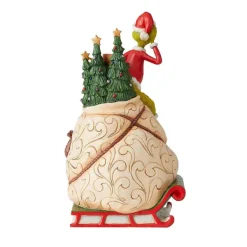 Figurines^Department 56 Grinch Light Rotatable Scene, Dept. 56 Village