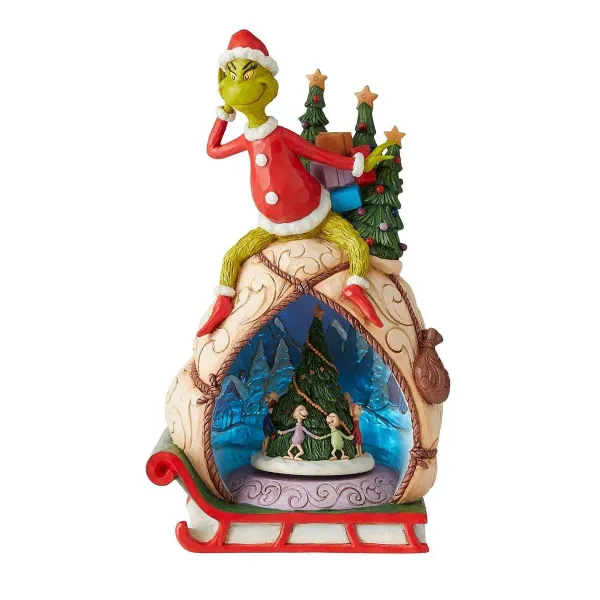 Home Accents^Department 56 Grinch Light Rotatable Scene, Dept. 56 Village