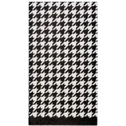 Party Diy^Sophistiplate Guest Towel, Blanc & Noir