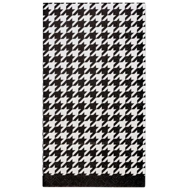 Kitchen & Dining^Sophistiplate Guest Towel, Blanc & Noir