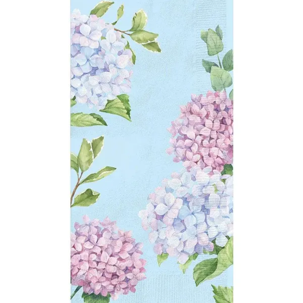 Spring^Sophistiplate Guest Towel, Hydrangeas