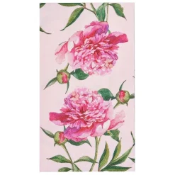 Spring^Sophistiplate Guest Towel, Pink Peonies