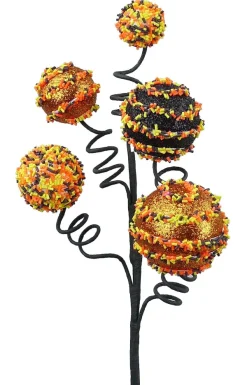 Floral^Liberty Floral Halloween Cake Pop Sprinkle Pick