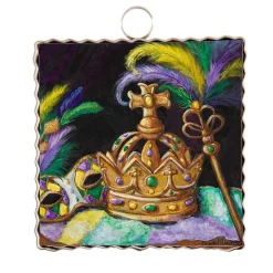 Table Decor^The Round Top Collection Hamilton Mardi Gras Royalty Mini Gallery Art