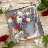Table Decor^The Round Top Collection Hamilton Patriotic Petunia Gallery Art