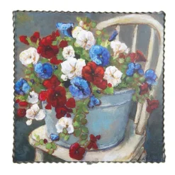 Spring^The Round Top Collection Hamilton Patriotic Petunia Gallery Art