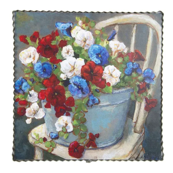 Spring^The Round Top Collection Hamilton Patriotic Petunia Gallery Art
