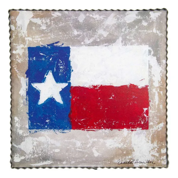 Table Decor^The Round Top Collection Hamilton Texas Flag Gallery Art
