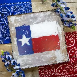 Table Decor^The Round Top Collection Hamilton Texas Flag Gallery Art