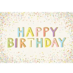 Kitchen & Dining^Hester & Cook Happy Birthday Sprinkle Placemat Sheets