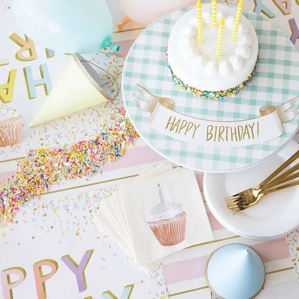 Kitchen & Dining^Hester & Cook Happy Birthday Sprinkle Placemat Sheets
