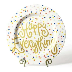 Kitchen & Dining^Happy Everything Happy Dot Big Round Platter By !