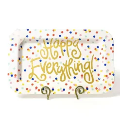Kitchen & Dining^Happy Everything Happy Dot Mini Rectangle Platter By !