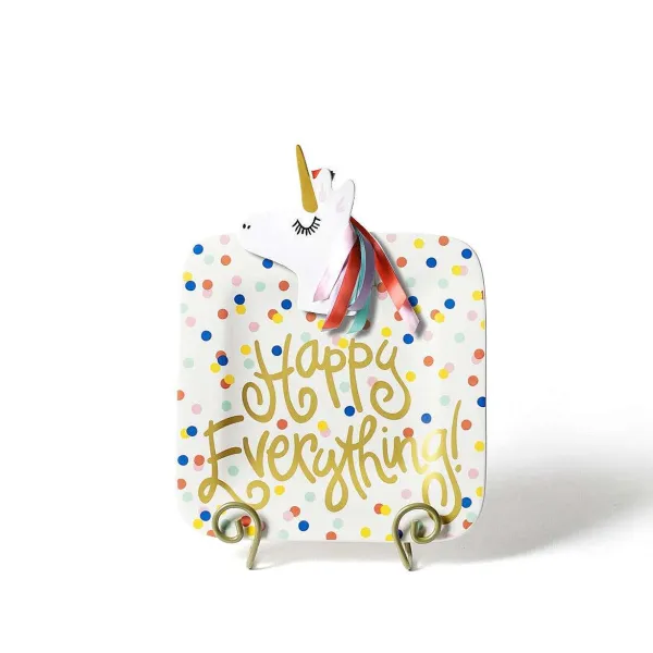 Kitchen & Dining^Happy Everything Happy Dot Mini Square Entertaining Platter By !
