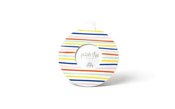 Table Decor^Happy Everything Happy Line Up Medium Stripe Mini Frame By !