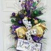 Mardi Gras^Craig Bachman Happy Mardi Gras Glitter Sign