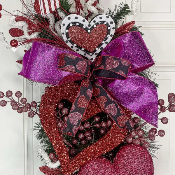 Floral^Liberty Floral Heart Ball Spray
