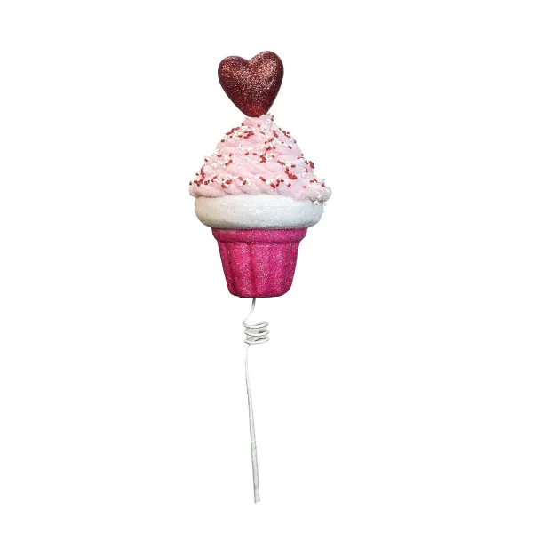 Floral^Liberty Floral Heart Cupcake Pick