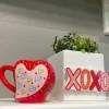 Kitchen & Dining^Happy Everything Heart Shaped Mug By !