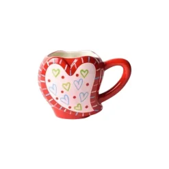 Kitchen & Dining^Happy Everything Heart Shaped Mug By !
