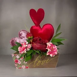Creations^* Hearts Abound Valentine Arrangement