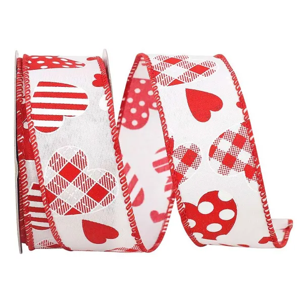 Ribbon^Reliant Ribbon Hearts Galore Ribbon, 1.5" X 10Yd