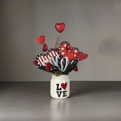 Creations^* Hearts In Bloom Valentine Arrangement