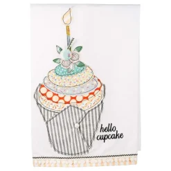 Kitchen & Dining^Glory Haus Hello Cupcake Tea Towel