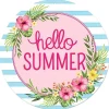 Spring^Craig Bachman Hello Summer Floral Sign