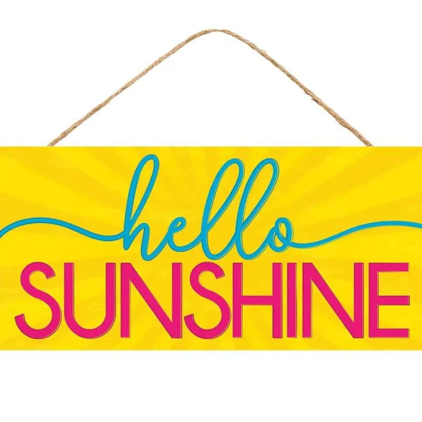 Wall Decor^Craig Bachman Hello Sunshine Sign